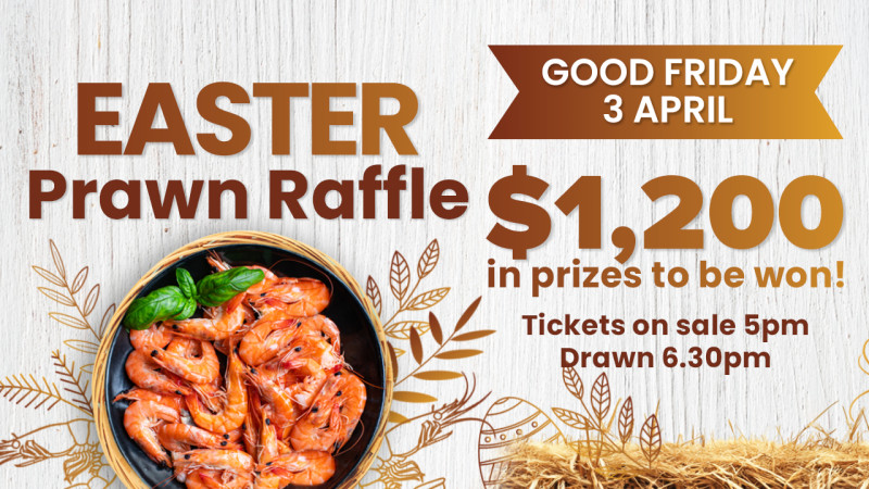 Easter Prawn Raffle